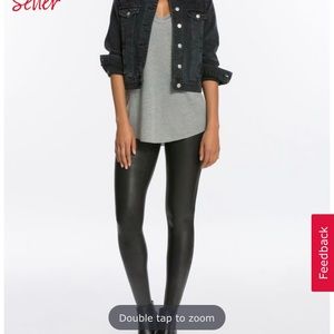 Spanx Faux Leather Leggings